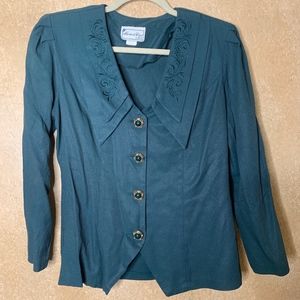 Matthew & David for B.L. Vintage Button Down Top